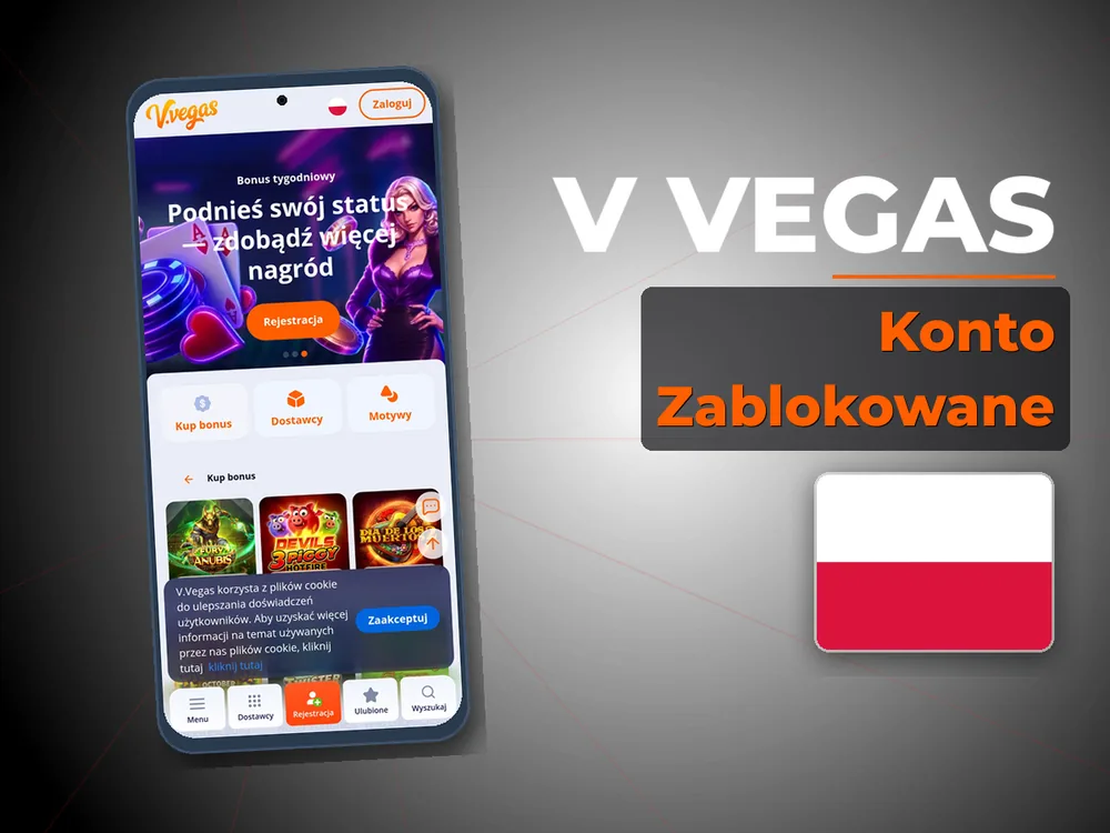 V Vegas - Konto Zablokowane