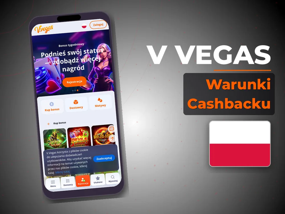V Vegas - Warunki Cashbacku